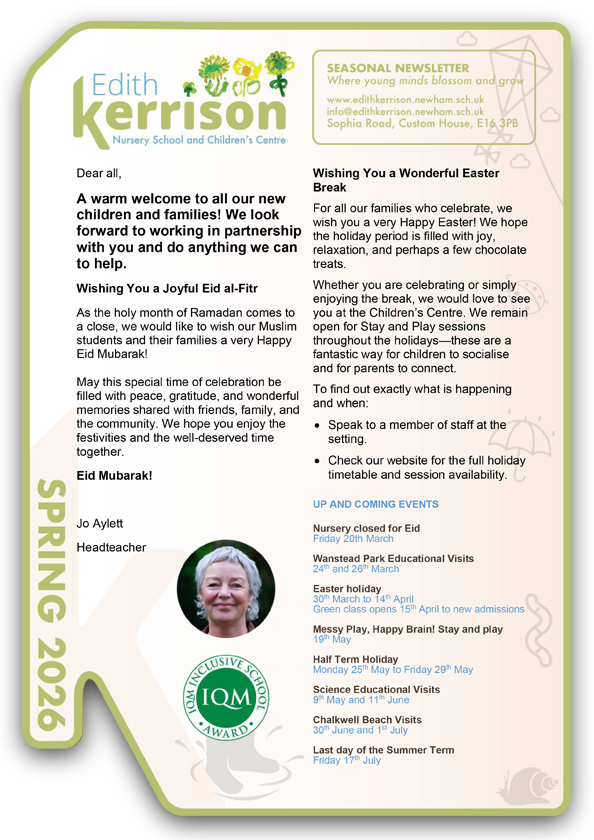 Spring Newsletter 2026