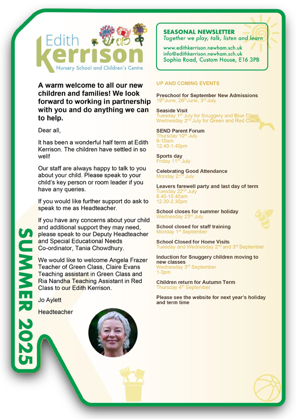 Summer Newsletter 2025